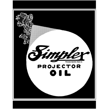 Simplex projector oil G2084, one quart