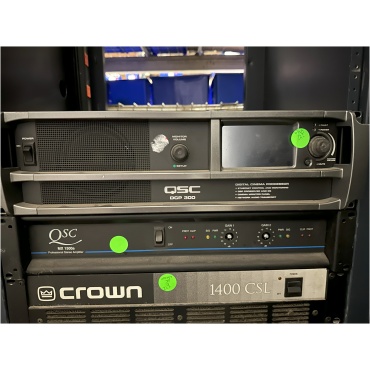 Used QSC DCP-300 Cinema Processor