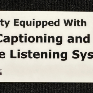 Assisted Listening Devices Sticker Kit