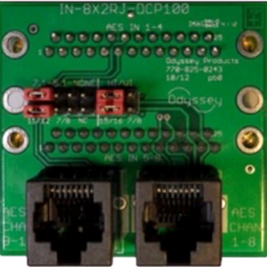 Dual RJ AES Input Board for QSC DCP-100