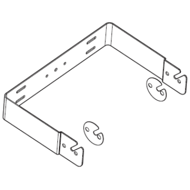 QSC YM-300 Speaker Bracket for SR-800/1000/18/110B and 8101 speakers