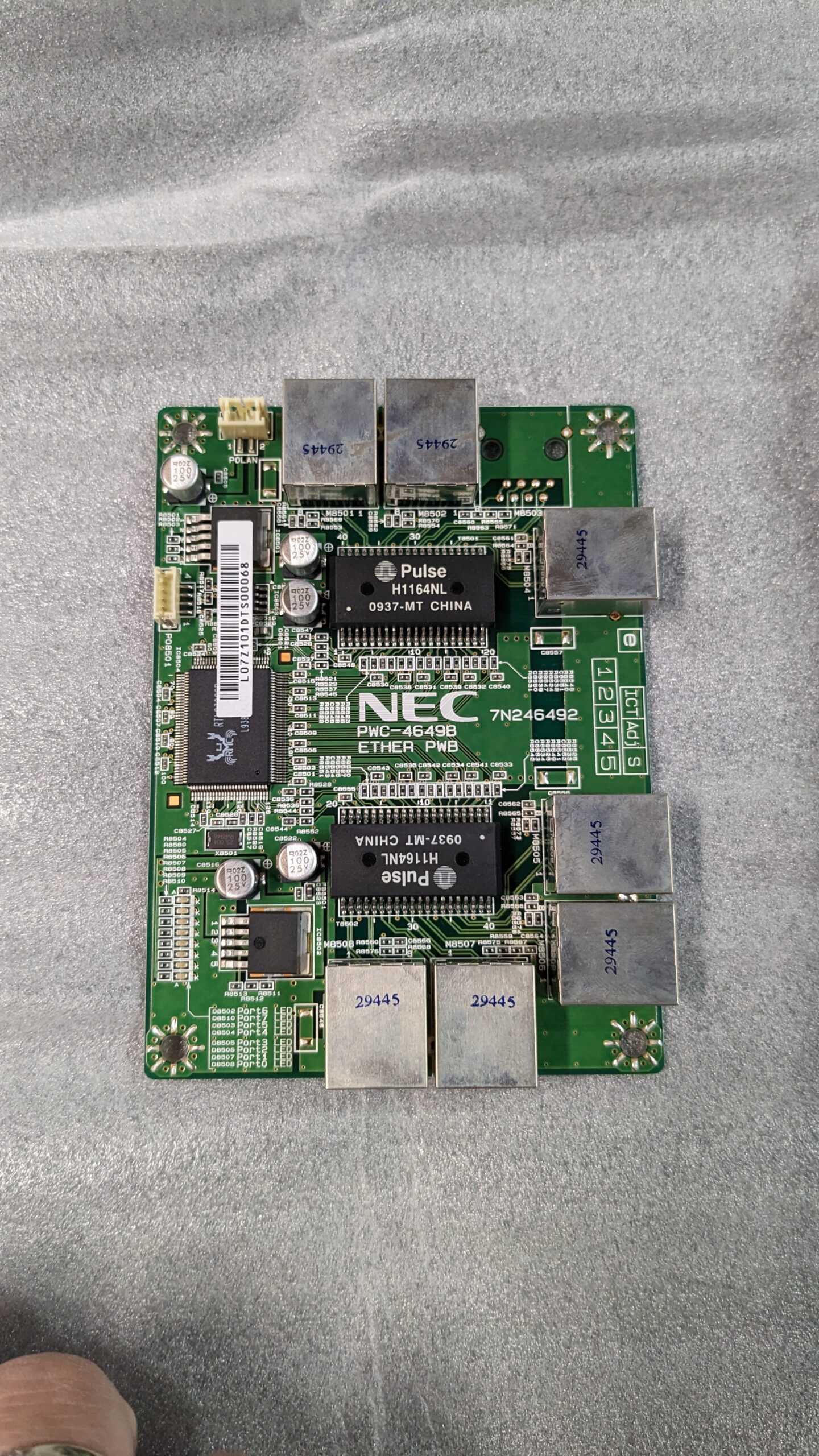 NEC BOARD ASSEMBLY, ETHERNET MODULE BOARD