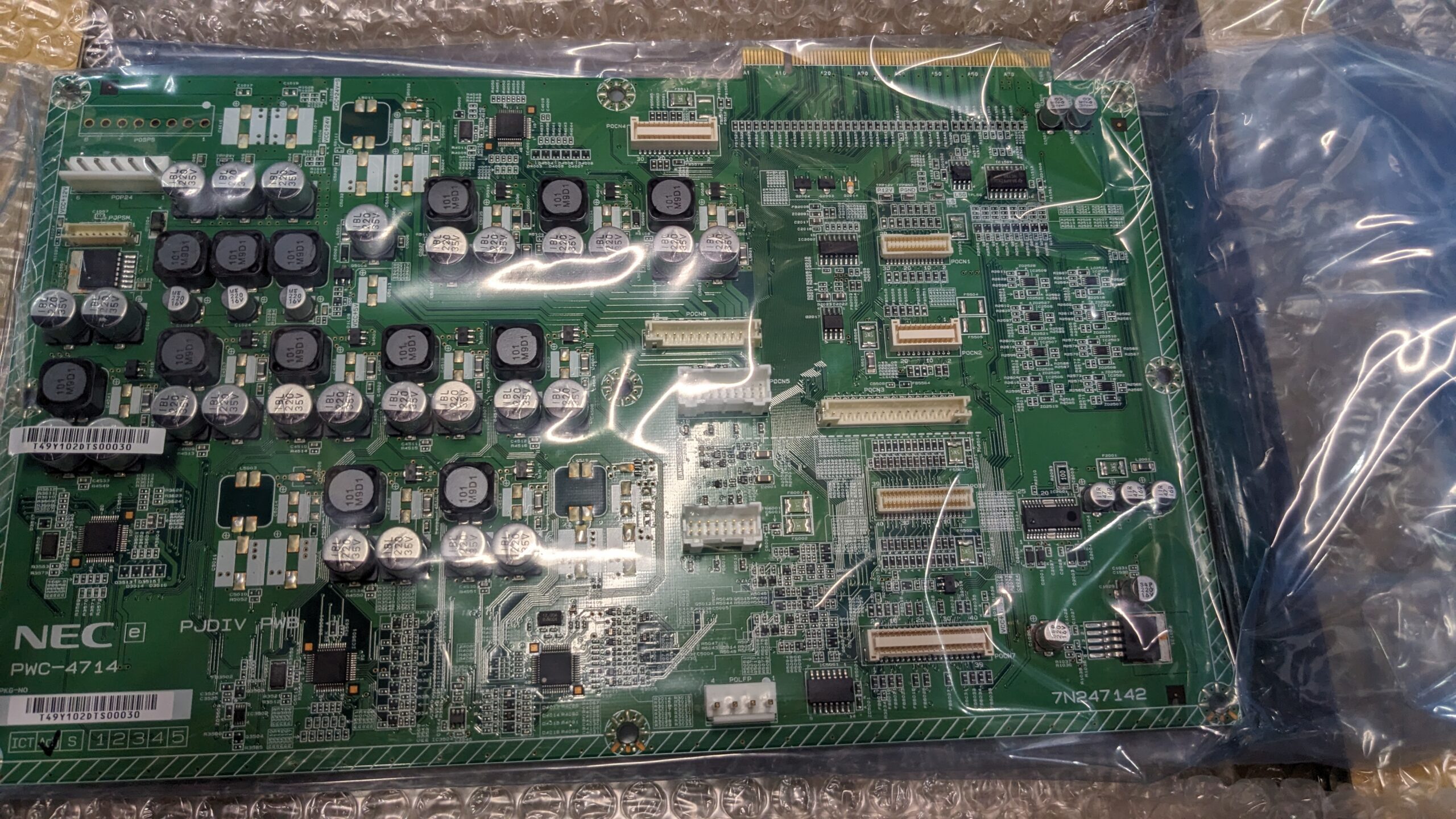 NEC BOARD ASSEMBLY, PJDIV, NC3200S