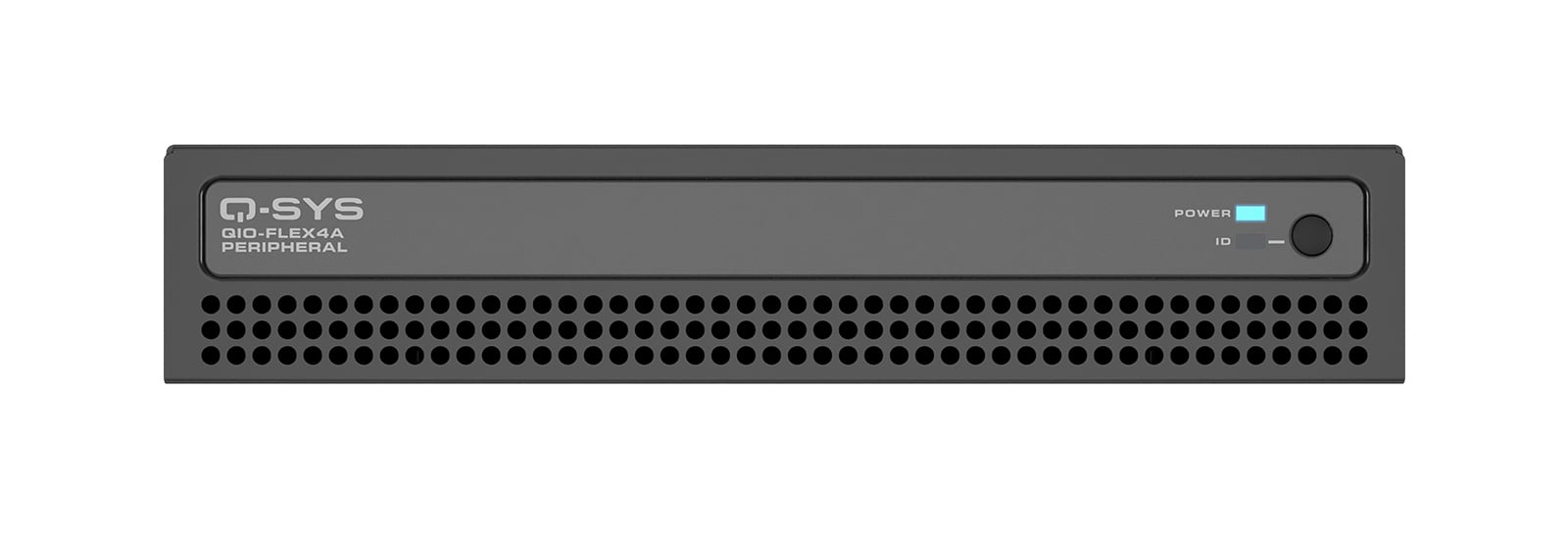 Q-SYS QIO-FLEX4A Flex I/O Network Expander with Amplifier