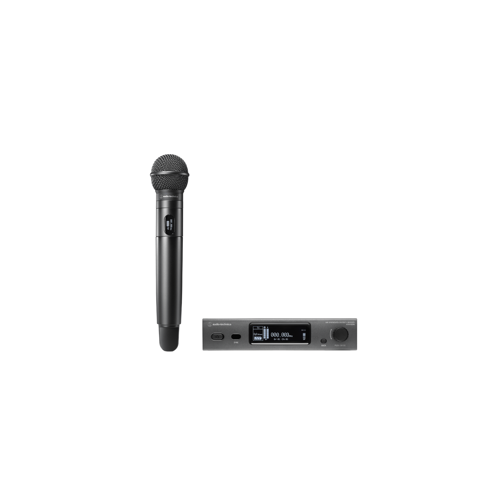 3000 Series Wls Sys (4th gen)|3000 Series Wireless System (4th gen) includes: ATW-R3210 receiver and ATW-T3202 handheld transmitter with ATW-C710 cardioid condenser microphone capsule, 470-530 MHz