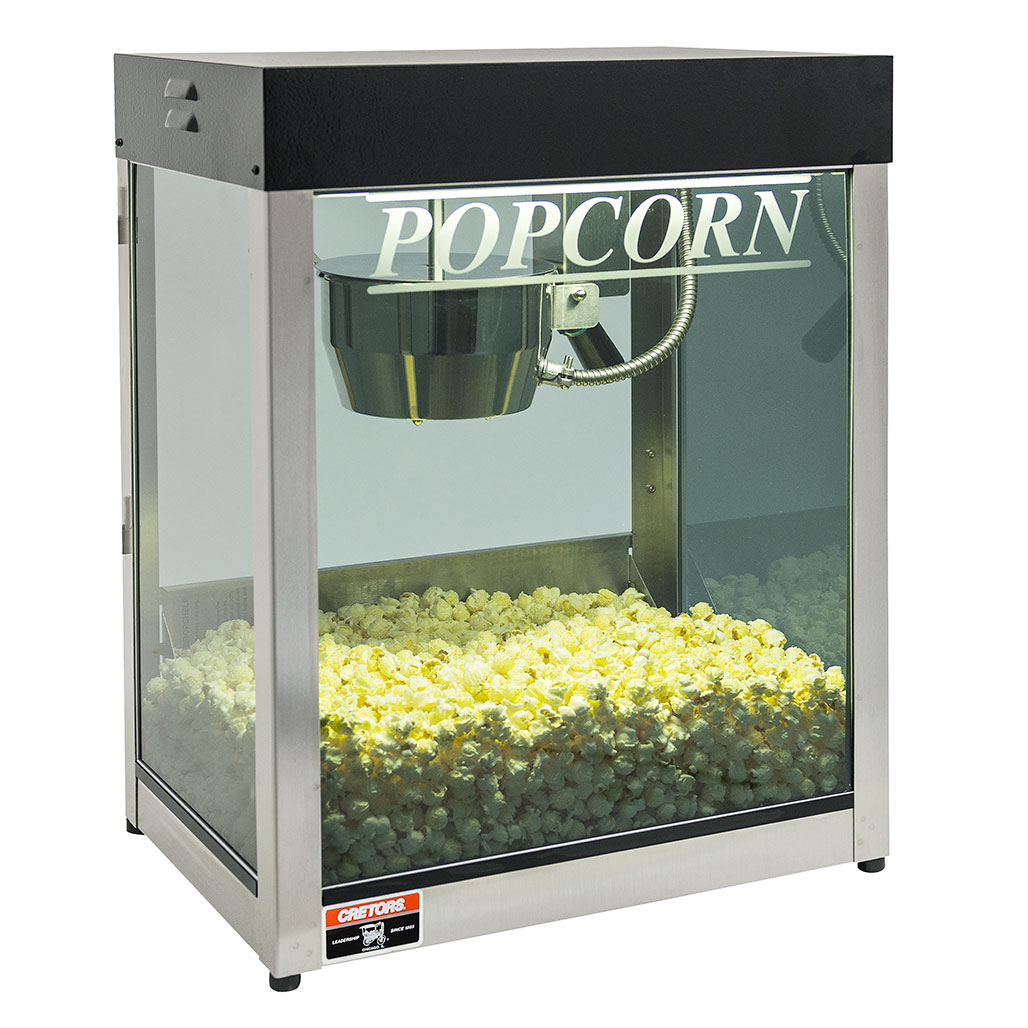 Popcorn Maker: 6 oz/8 oz, Black, 120V — GR8A1X-NSX-X - Image 1