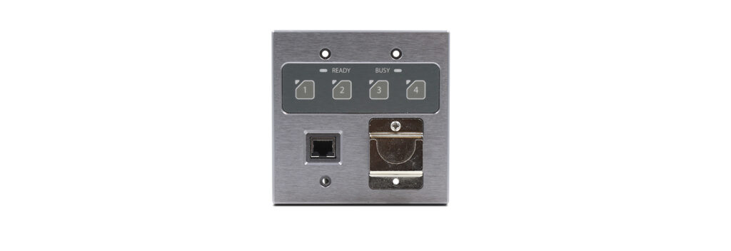 Q-SYS Zip4 4-Zone Dante Paging Interface (2-Gang)